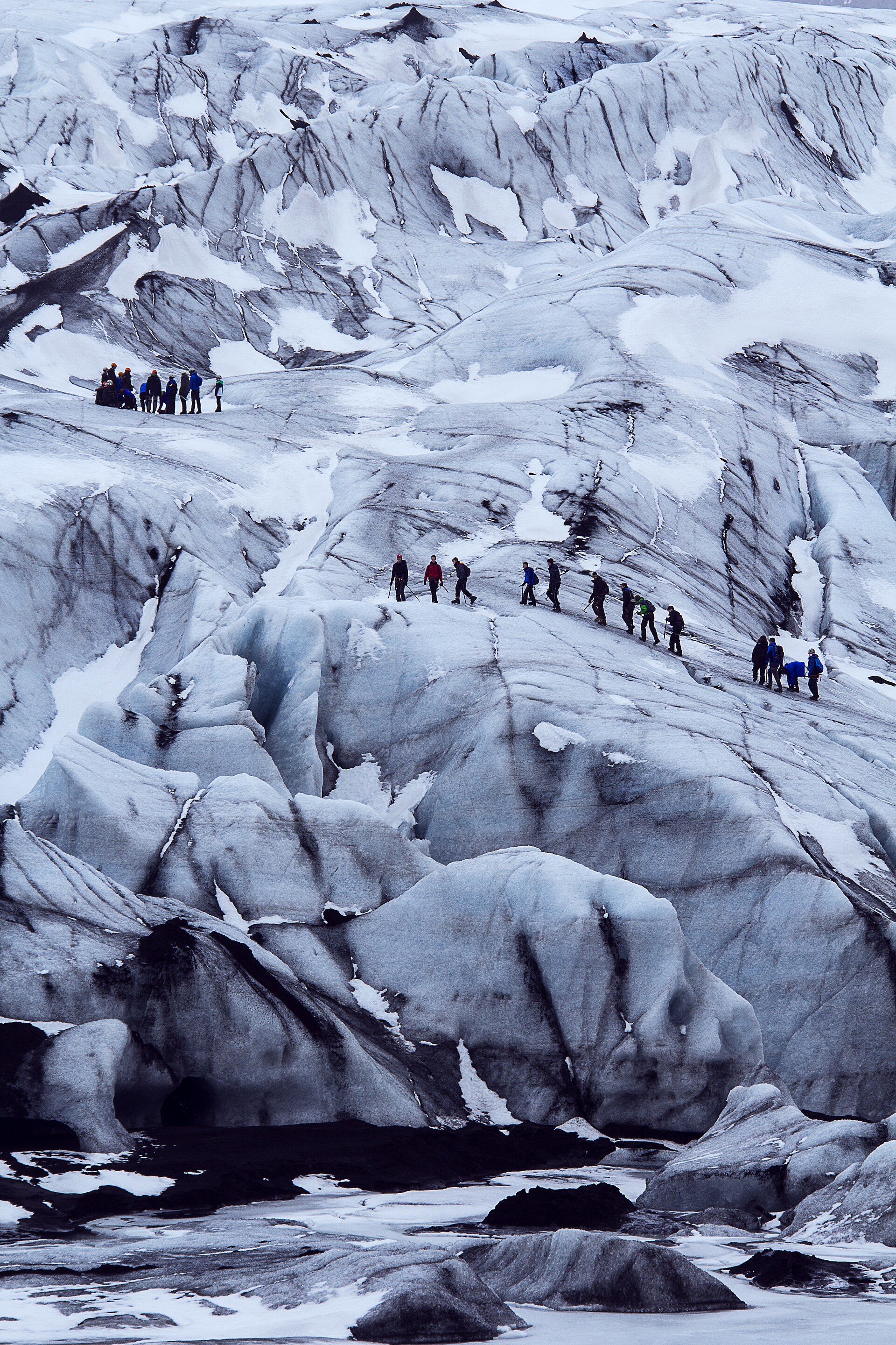 朗格冰川(Langjökull)實景;